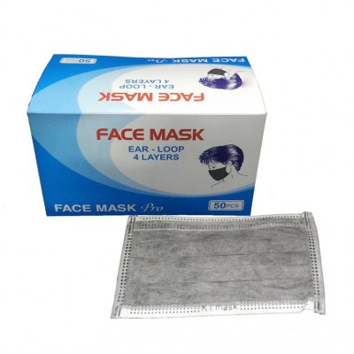 VN-Khẩu trang y tế 4 lớp (Than hoạt tính ) (Dày)